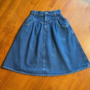 Vintage Jordache Denim Skirt